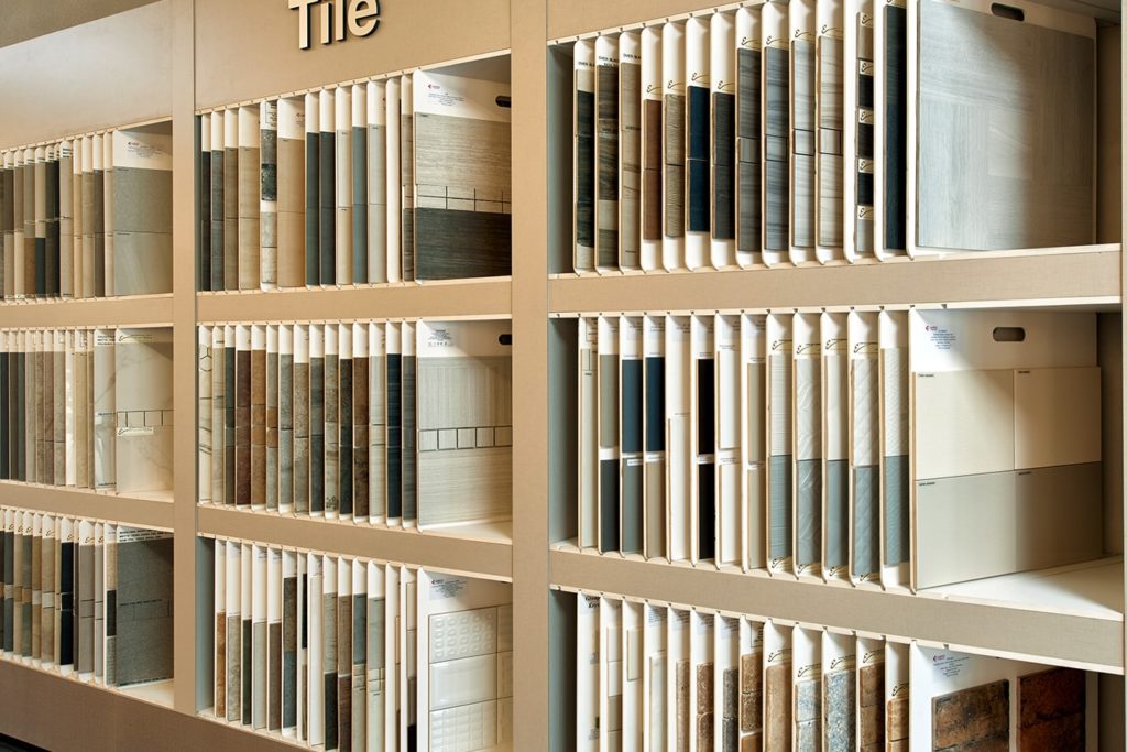 Tile Flooring Display - Commercial Construction Contractor in Denver Metro Area