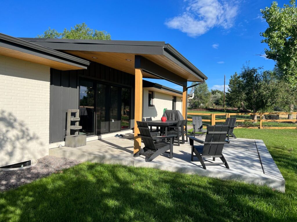 Littleton Home Remodel backyard patio