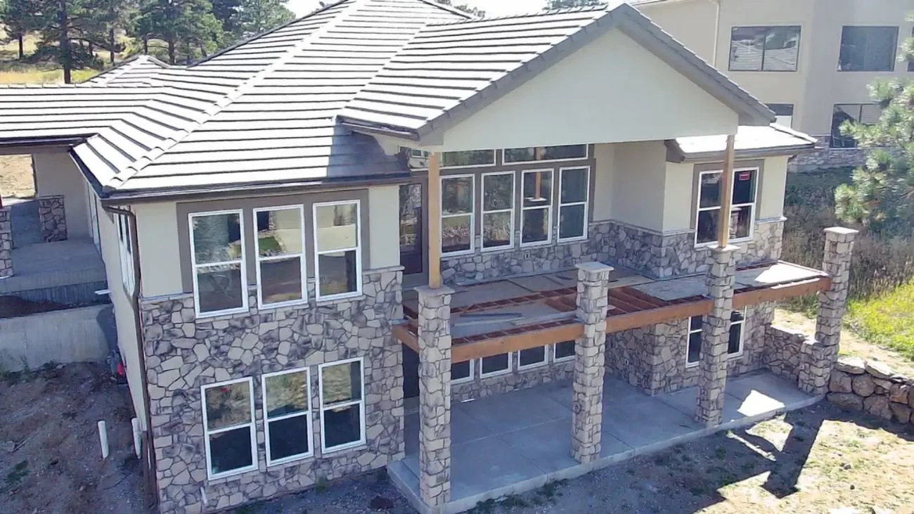 Custom luxury home exterior by Jackson Design Build in Colorado