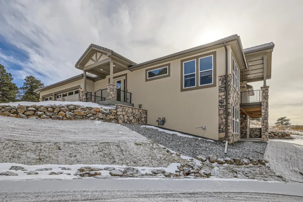 Exterior Front - Custom Home Golden, CO