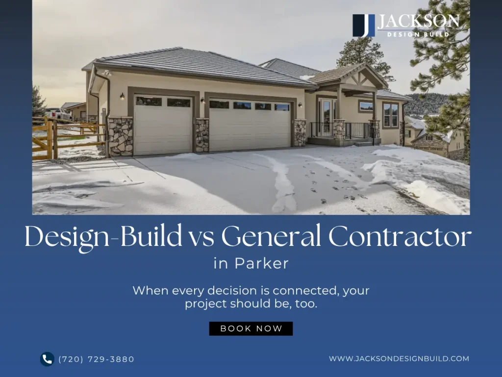 Parker, CO home illustrating design-build and general contractor services